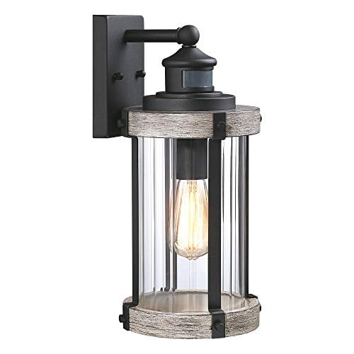 MOTINI Motion Sensor Outdoor Wall Lantern Lamp,Rustic Dusk MOTINI Motion Sensor Outdoor Wall Lantern Lamp,Rustic Dusk