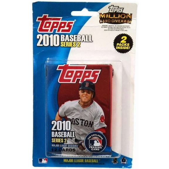 MLB 2010 Topps Baseball Cards Series 2 Trading Card Hanger 2-Pack
