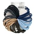 thumbnail image 5 of (5 pack) Scunci No-Damage Elastic Stretch Nylon Hairbands in Neutral Colors, Value Pack, 60ct, 5 of 8