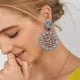 thumbnail image 2 of Pendientes de perlas de joyería, pendientes vintage, pendientes geométricos redondos, pendientes, 2 of 6