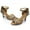 Beige, variant on AURIGATE Women's Professional Latin Dance Shoes Satin Salsa Ballroom Wedding Dancing Shoes 2.8'' Heel