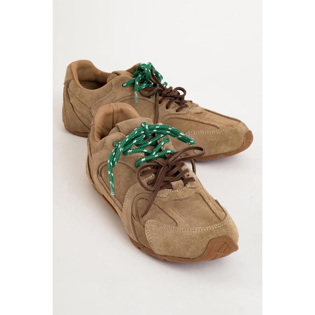 Selena - Tenis de ante beige oscuro beige 6.5