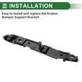 thumbnail image 4 of Soporte de parachoques izquierdo retén de parachoques No. 2138850521 para Mercedes Benz E350 E450, 4 of 6