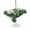 Summer Green Tropical Plants Leaf Beige, variant on Outdoor Tablecloth with Umbrella Hole for Patio/Picnic/Party/Camping, Monstera Leaves Waterproof Table Cloth Round Cover Washable, Summer Green Tropical Plants Leaf Beige (Dia 54")
