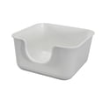 thumbnail image 3 of GROWTH TANK Cat Litter Trays Bedpan Toilette Sand Box Container Open Top Cats Litter Box for White, 3 of 9