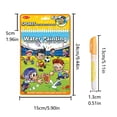thumbnail image 2 of Children Water Picture Book Can Be Reused Water Picture Book Baby Picture Book This Early Education Toy 2ml, 2 of 5