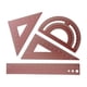 thumbnail image 1 of Transportador Triángulo Yotijar Equipo de Geometría Matemática Rosado, 1 of 8