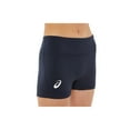 thumbnail image 3 of ASICS Girls 4 Inch Volleyball Athletic Workout Shorts, Blue, Big Kids (8-20), L, 3 of 3