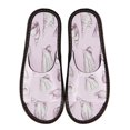 thumbnail image 3 of Unisex Travel Sandals House Slippers Includes Free Storage Bag for Hotel, Travel, Home Conch Shells Pattern, 3 of 8