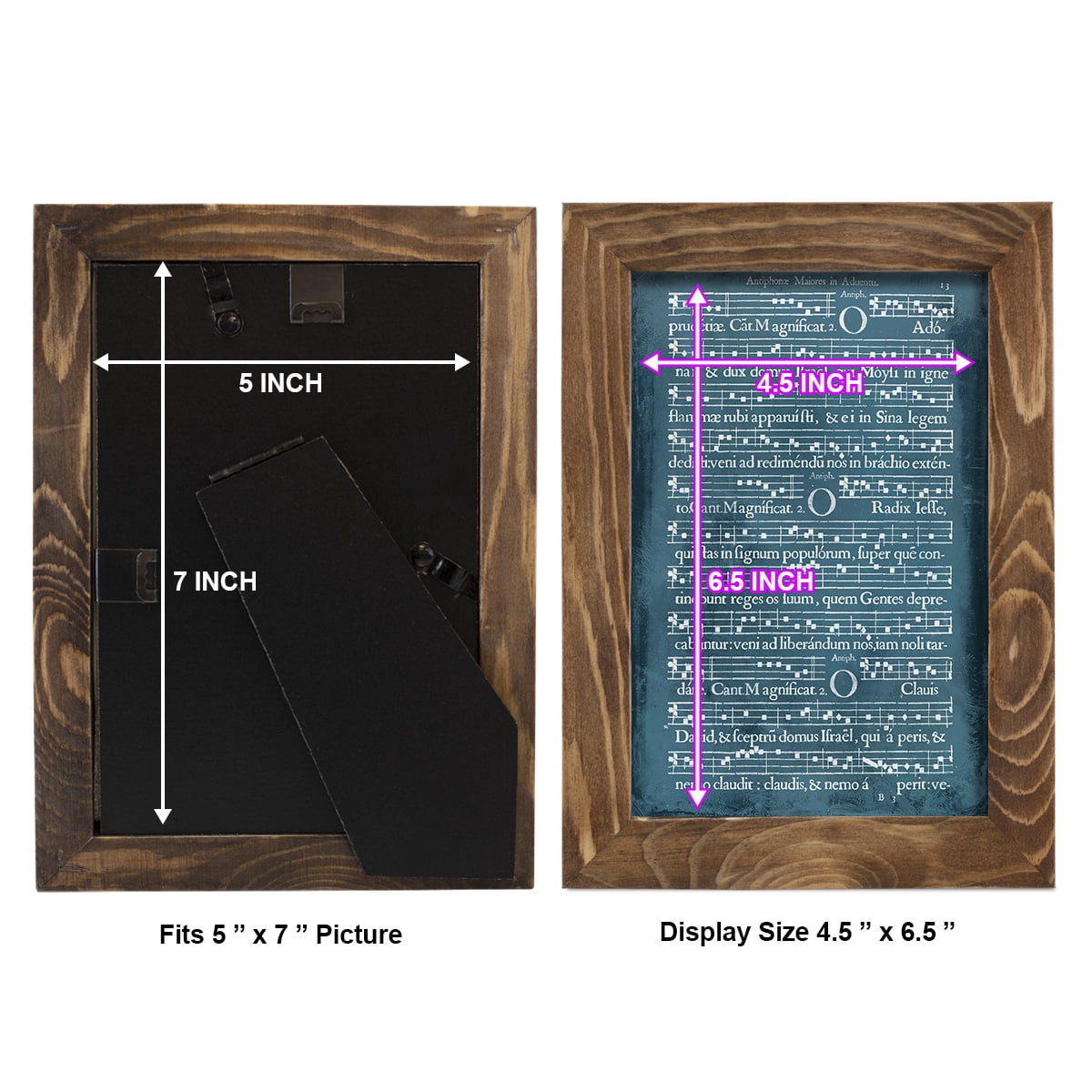 Graphic Songbook III - Framed Print w/glass - Walnut