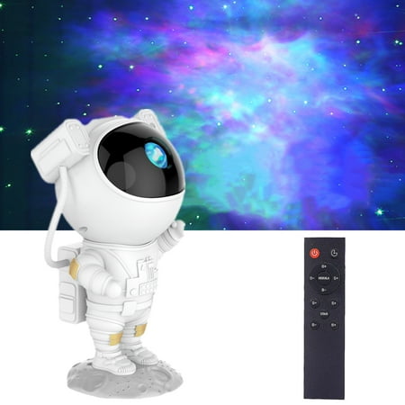 Star Projector Night Light for Kids, Astronaut Galaxy Nebula Projector with Timer and Remote, Starry Lamp for Bedroom, Gaming Room