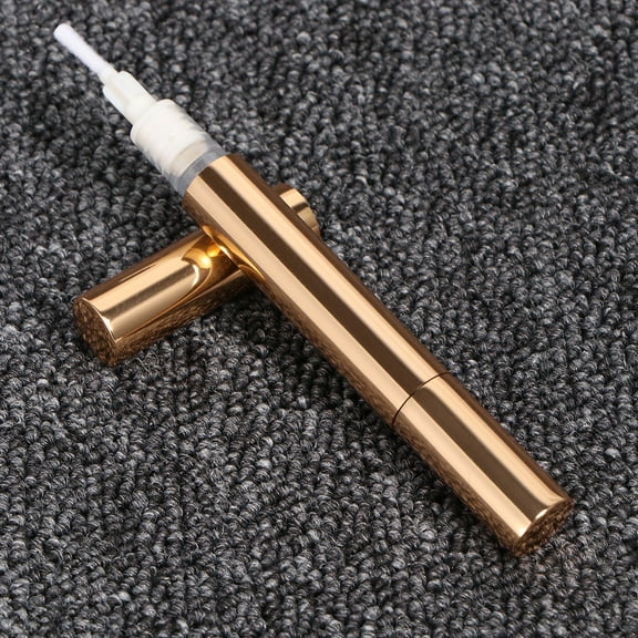 Yardwe Back to School Professional Nail Applicators Empty Makeup Brush Pen Golden 5Pcs