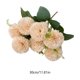 thumbnail image 3 of Claveles Artificiales | Ramo de Flores Artificiales para Decoración Del Hogar | Arreglo Floral de Plástico para Centros de Mesa, Rellenos de Jarrones y Regalos, 3 of 7