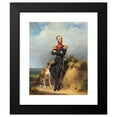 thumbnail image 2 of Jan Adam Kruseman 12x14 Black Modern Framed Museum Art Print Titled - Portrait of William II, King of the Netherlands (1839), 2 of 5