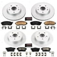 thumbnail image 2 of PowerStop Front and Rear Geomet Coated Brake Rotor and Pad Kit Fits: SUZUKI Select Models CRK5888, 2 of 5