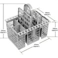 thumbnail image 2 of 2024, Cutlery Basket For Dishwasher (removable Handle), 2 of 5