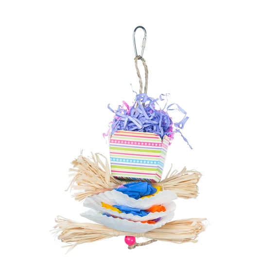 Prevue Pet Products Forage & Engage Dessert Delights Bird Toy - Accessories for Parrots, Conures, Cockatiels, Budgies, and Small to Medium Birds, Hanging Cage Toy for Foraging and Enrichment