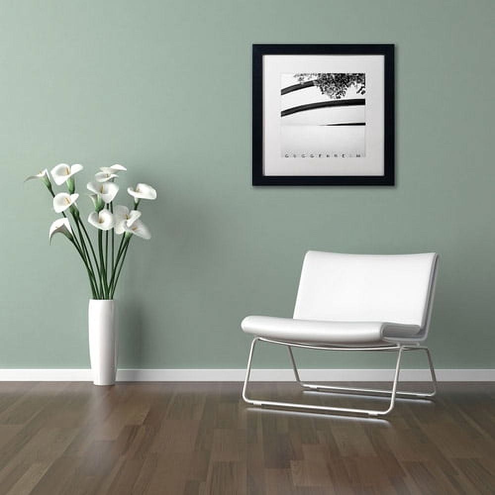 Trademark Fine Art "Guggenheim" Canvas Art by Nina Papiorek, White Matte, Black Frame