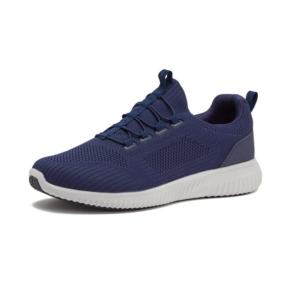 Avia Anchor SR Mesh Slip On Black Non Slip Shoes for Men, Water Resistant Mens Work Shoes & Restaurant or Food Service Sneakers, Comfortable Slip Resistant Work Shoes Men - Navy Blue, 10.5 Extra Wide