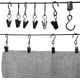 thumbnail image 3 of 50 ganchos de acero inoxidable en forma de S para cortinas, 3 of 5
