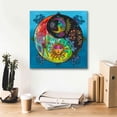thumbnail image 6 of Epic Graffiti 'Yin Yang - Sun and Moon' by Dean Russo, Canvas Wall Art, 18"x18", 6 of 8