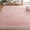 Pink/Ivory, variant on SAFAVIEH Easy Care Tahnee Solid Cotton Machine Washable Area Rug, Light Blue/Ivory, 9' x 12'