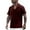Red, variant on MIXUE Mens Casual Button Down Shirts Solid Color Summer Lapel Short Sleeve Fashion Shirt Tops Daily-Wear,Blue,XXXL