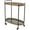 Brass Rolling 2 Mirrored Shelves Abstract Oval 30" x 16" x 34", variant on DecMode 30" x 35" Gold Metal Rolling Oval 2 Shelf Bar Cart with Vintage Inspired Details, 1-Piece