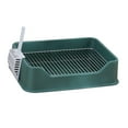 thumbnail image 6 of EHJRE Litter Tray for Small Dogs Indoor Dog Potty Tray Anti Splashing Potty Trainer Green, 6 of 8