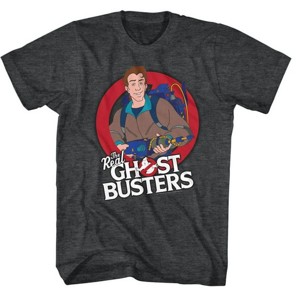 Real Ghostbusters Venkman Black T-Shirt