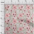 thumbnail image 2 of oneOone Georgette Viscose Rose Pink Fabric Floral Fabric For Sewing Printed Craft Fabric By The Yard 42 Inch Wide, 2 of 4