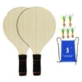 thumbnail image 1 of Colaxi 2 Pieces Kids Badminton Paddle Set Pickleball Physical Exercise Toys Badminton Racket Shuttlecock Paddle Set for Beach Family 5 Large Balls, 1 of 8
