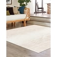 thumbnail image 4 of Unique Loom Gemstone Collection Area Rug - Topaz (9' 10" Square Ivory/Brown), 4 of 12