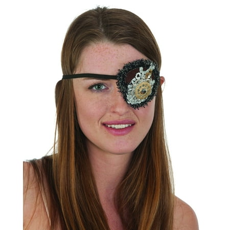 Adults Futuristic Steampunk Wild West Cowboy Outlaw Eye Patch Costume Accessory
