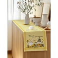 thumbnail image 5 of Table Runner 70 Inches Long for Kitchen Dining, Yellow Sunflowers Dresser Scarf Farmhouse, Dining Table Decorations for Wedding/Parties, Gnomes Farmhouse Botanical Bee 13 x 70 In, 5 of 8