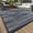 HS-Blue & Gray, variant on VUNATE Outdoor Rug Carpet 5'x8' Waterproof Reversible Patio Rug Portable Modern Abstract Indoor Outdoor Rug Plastic Straw Rug for RV Camping Garden Picnic Deck Backyard Porch Decor Teal and White