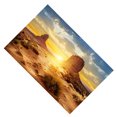 thumbnail image 4 of Fish  Background Paper, Non-  PVC Thickened Fish  Decoration Poster, Sun And Desert Style Waterproof Yellow For Aquarium Fish, 4 of 8