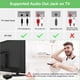 thumbnail image 2 of Golvery Receptor Transmisor Bluetooth 5.0 para TV, Adaptador Auxiliar Bluetooth 2 en 1 para PC/DVD/MP3/Coche/Estéreo doméstico/Altavoz/Gimnasio, Conexión Óptica/RCA/AUX, 25 Horas de Reproducción, Empa, 2 of 5