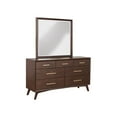 thumbnail image 1 of Alpine Furniture 1978-06 Gramercy Mirror&44; Noyer - 37,5 x 40 x 2,0 Po., 1 of 4