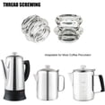 thumbnail image 3 of Percolador de Café APOXCON de Vidrio de Borosilicato Resistente al Calor 2 Unidades para Camping y P, 3 of 6