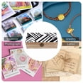 thumbnail image 5 of 7.9×2.3 In Wooden Boxes Durable Easy To Use Dustproof Prevent Slippery Delicate And Cabinet Black Geometric Lines_3, 5 of 8