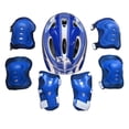thumbnail image 1 of 7PCS Kids Safety Helmet Knee Elbow Pad Set For Boy Girl Cycling Skate Bike Protective Set, 1 of 5