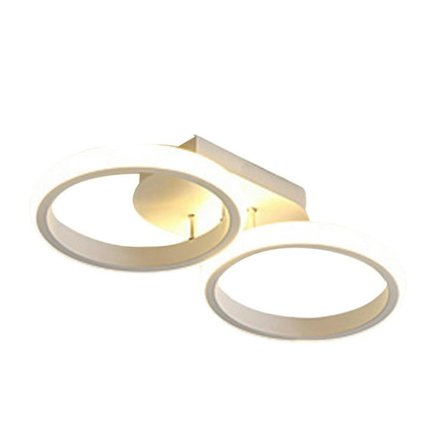 Luces decorativas modernas de la lámpara de techo empotrada del porche LED para la vida del lavadero Blanco Redondo Cálido Zulema Lámpara de techo