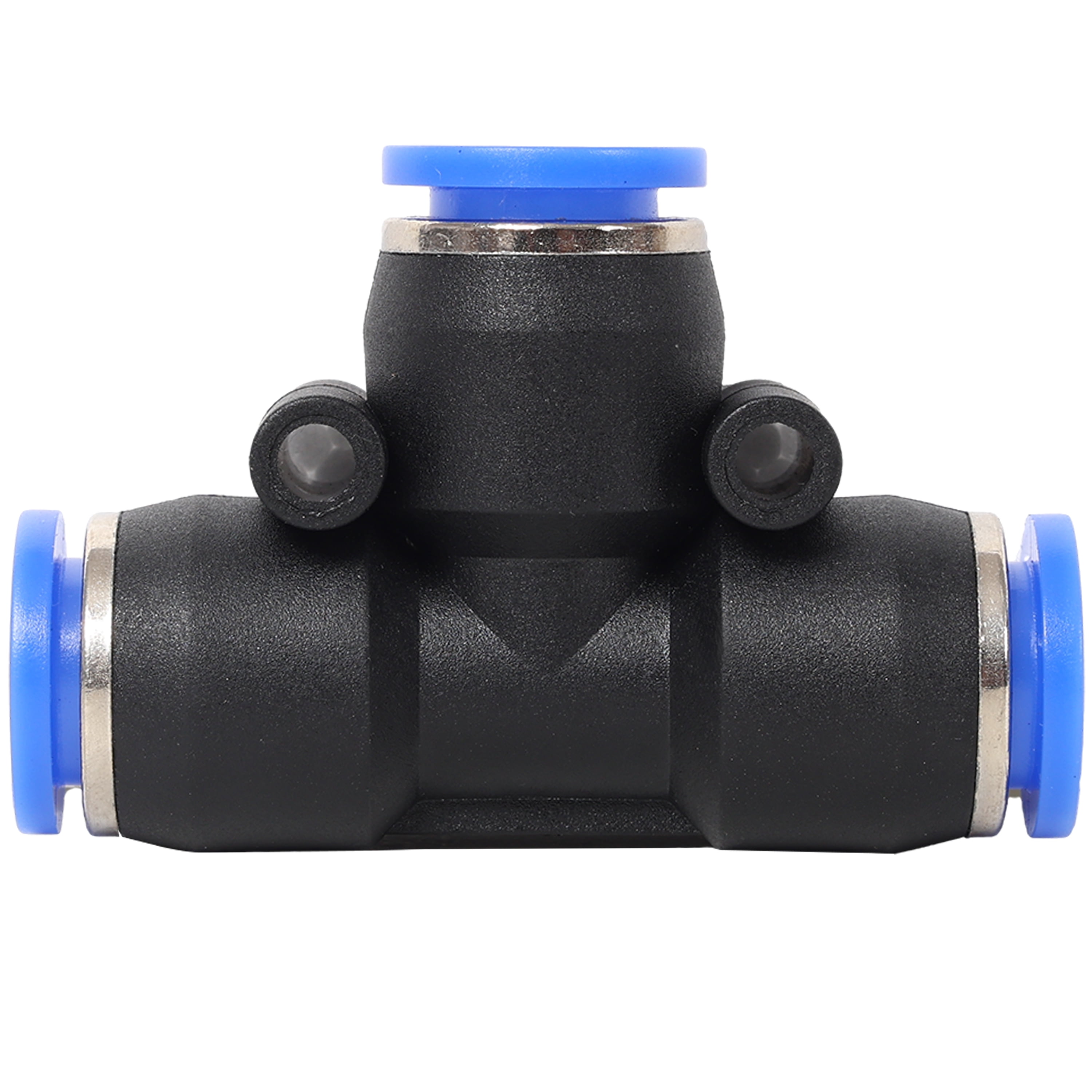 1/2 Inch OD×60 Feet PU Air Tube Kit,Garage Air Compressor Accessories Kit,Industrial Type Quick Connect Coupler and Plug,Blue Tubing