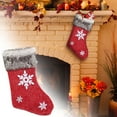thumbnail image 2 of WEGFTDUOP Christmas Socks Decorative Socks Gift Socks Gift Bags Socks Children's Candy Bags Christmas Tree Pendant Red Wool Socks Holiday Products, 2 of 8