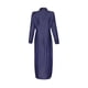 thumbnail image 4 of Vestido Vestido largo informal para mujer, holgado, con cuello vuelto, vestido clásico, traje de calle Kuymtek Azul marino T 3EG para Mujer, 4 of 9