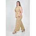 thumbnail image 2 of Set pantalon y blusa cruzada Roman Fashion /Tallas Extras, 4385 (Beige) beige 38, 2 of 6