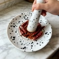 thumbnail image 4 of Miogawg Ceramic Garlic Grater Natural Grinder Decorative Mincer For Ginger Garlic Cheese Hand For Garlic, 4 of 5
