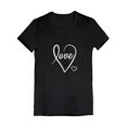 thumbnail image 1 of Tstars Girls Valentine's Day heart Shirts for Teen Kids T Shirt, 1 of 5