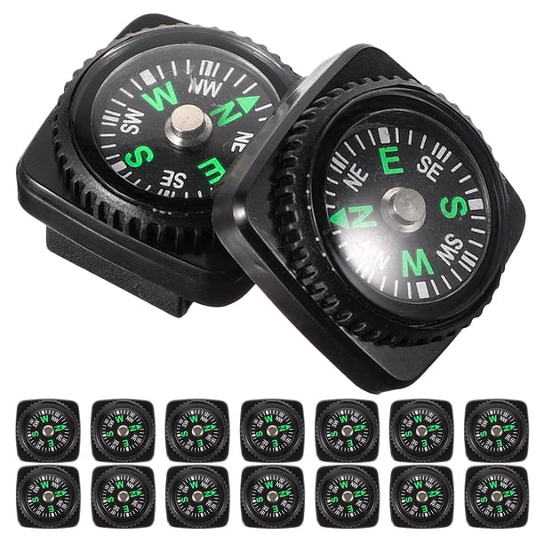 GOOHOCHY Brújula de reloj desmontable de 25 piezas: pulsera de supervivencia multifunción, herramienta de navegación para veleros y artículos esenciales para excursiones de pesca y orientación.